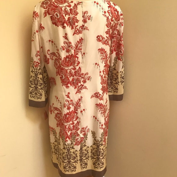 Neiman Marcus Silk Shift Dress - Picture 3 of 5